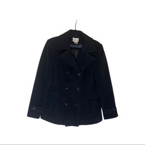 St. John’s Bay Medium Black Peacoat